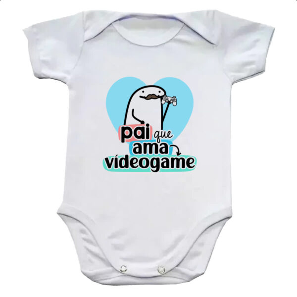 Body infantil Dia dos Pais Flork Videogame