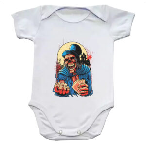 Body infantil Caveira Cassino