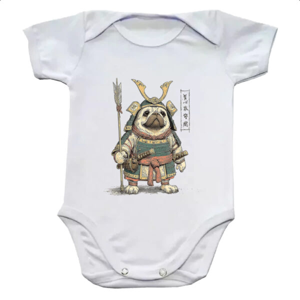Body infantil Pug Samurai