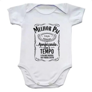 Body infantil Melhor pai edicao especial