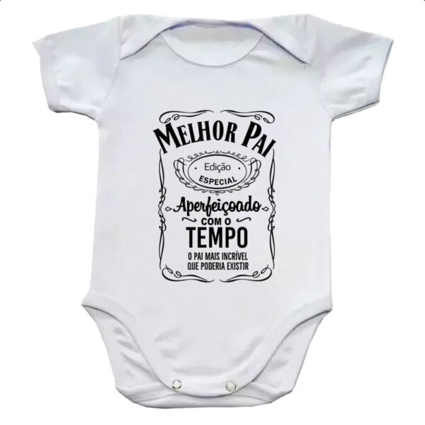 Body infantil Melhor pai edicao especial