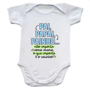 Body infantil Pai Papai Painho