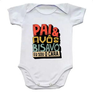 Body infantil Pai avo e bisavo