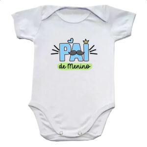 Body infantil Pai de Menino