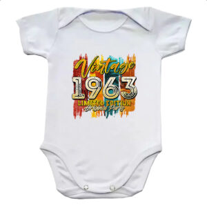 Body infantil Vintage 1963 Limited Edition