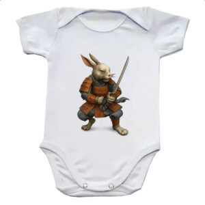 Body infantil Coelho Samurai