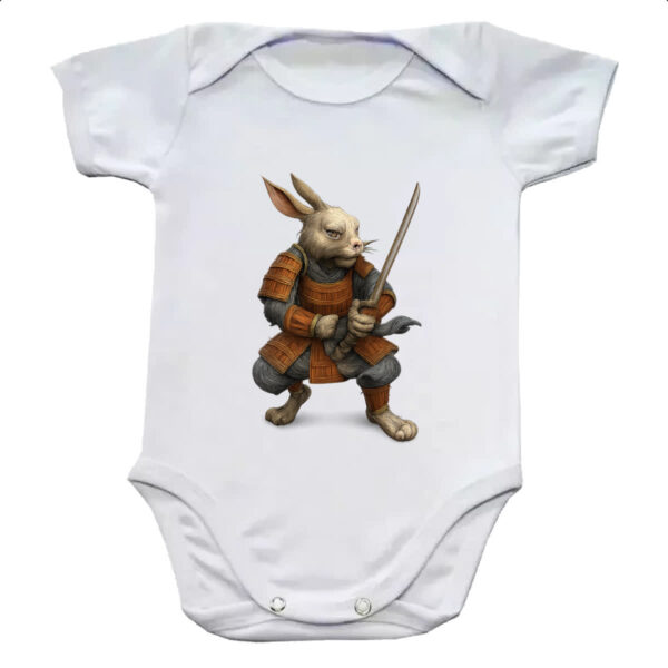 Body infantil Coelho Samurai