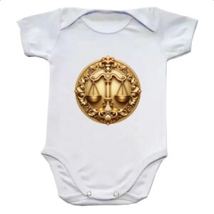 Body infantil Signo de libra moeda de ouro
