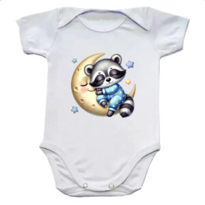 Body infantil Cute Guaximim dormindo na Lua