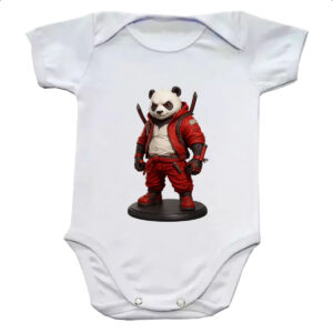 Body infantil Panda Punk Samurai