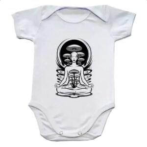 Body infantil Yoga Cogumelos