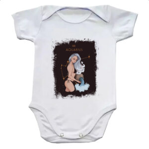 Body infantil Anime Signo de Aquario