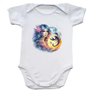 Body infantil Signo Diva de Escorpiao