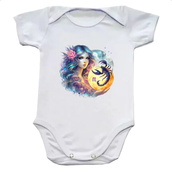 Body infantil Signo Diva de Escorpiao