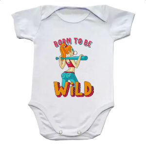 Body infantil Girl Born to be wild
