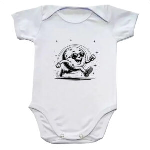 Body infantil Lua fazendo cooper