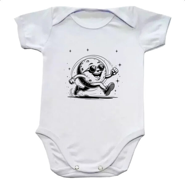 Body infantil Lua fazendo cooper