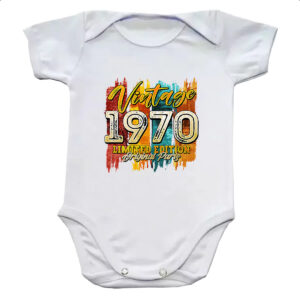Body infantil Vintage 1970 Limited Edition