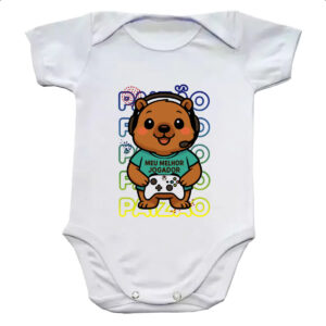 Body infantil Capivara Paizao Gamer