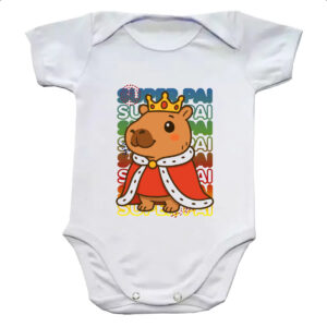 Body infantil Capivara Paizao Rei