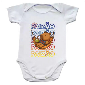 Body infantil Capivara Paizao Relax
