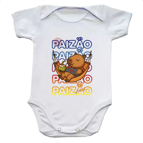 Body infantil Capivara Paizao Relax