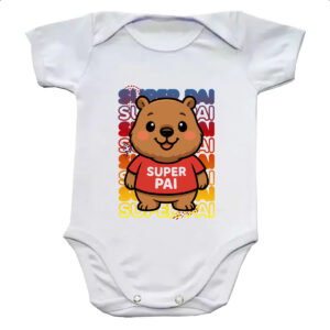 Body infantil Capivara Paizao Super Pai 1