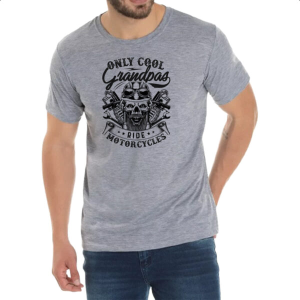 Camiseta Cinza Motorcycle Only Cool - Imagem 2