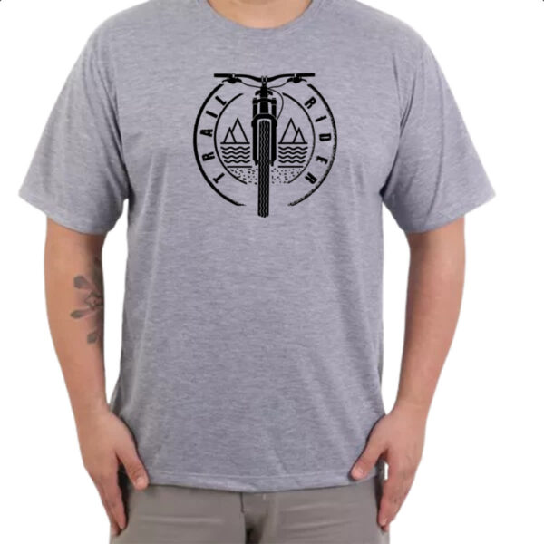 Camiseta Cinza Ciclismo Trail Rider - Imagem 3
