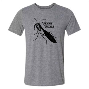 Camiseta Cinza Louva Deus Femme Fatale