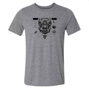 Camiseta Cinza Lilith Simbologia