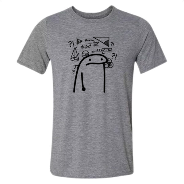 Camiseta Cinza Flork Meme Matematica
