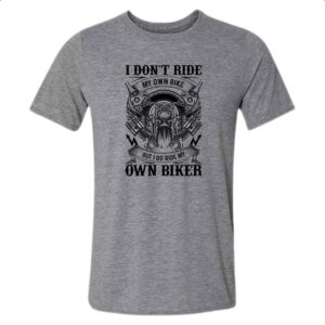 Camiseta Cinza Motorcycle Dont Ride