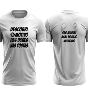 Camiseta Unissex Dor na costa asas de anjo FC