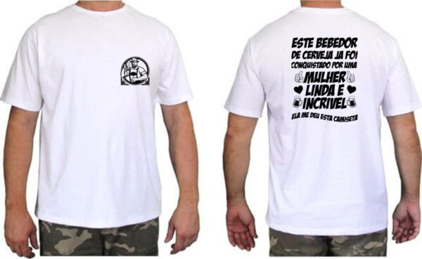 Camiseta Unissex Bebedor de cerveja conquistado FC - Imagem 2