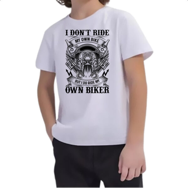 Camiseta Infanto Juvenil Motorcycle Dont Ride - Imagem 2