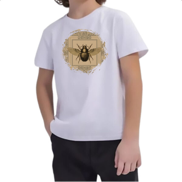Camiseta Infanto Juvenil Pergaminho Escaravelho - Imagem 2