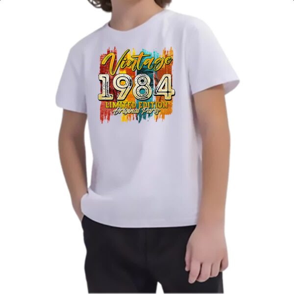 Camiseta Infanto Juvenil Vintage 1984 Limited Edition - Imagem 2