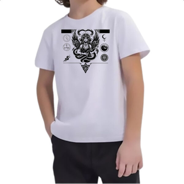 Camiseta Infanto Juvenil Lilith Simbologia - Imagem 2