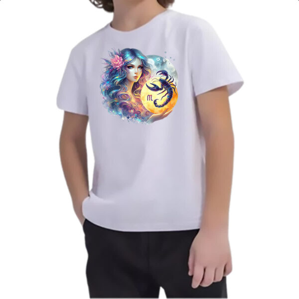 Camiseta Infanto Juvenil Signo Diva de Escorpiao - Imagem 2
