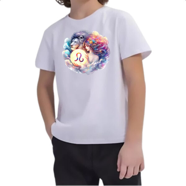 Camiseta Infanto Juvenil Signo Diva de Leao - Imagem 2