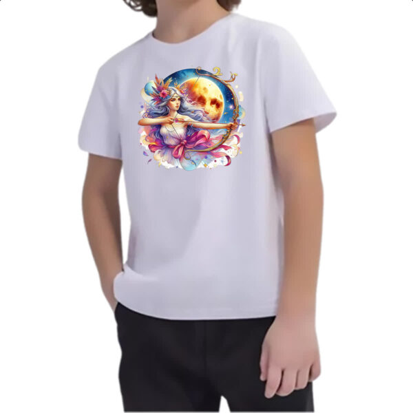 Camiseta Infanto Juvenil Signo Diva de Sagitario - Imagem 2