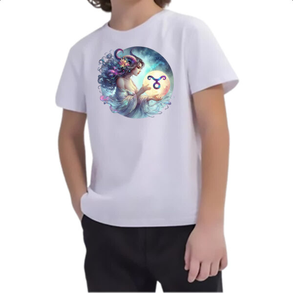 Camiseta Infanto Juvenil Signo Diva de Touro - Imagem 2