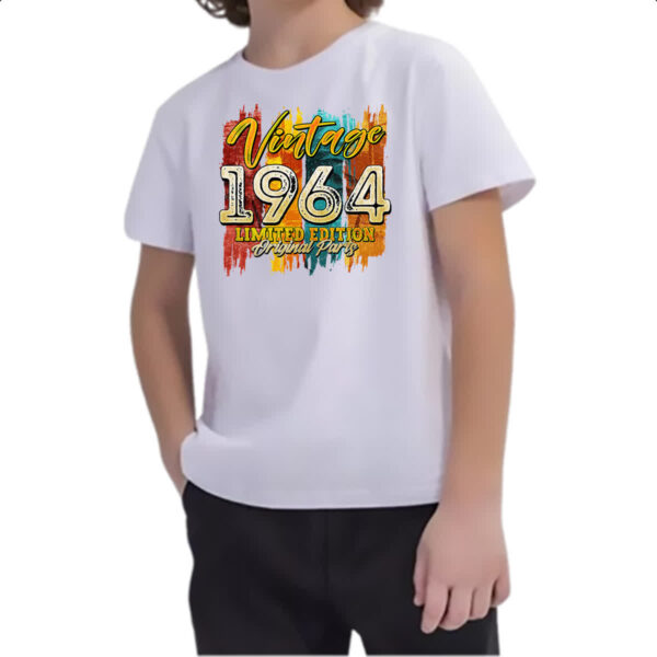 Camiseta Infanto Juvenil Vintage 1964 Limited Edition - Imagem 2