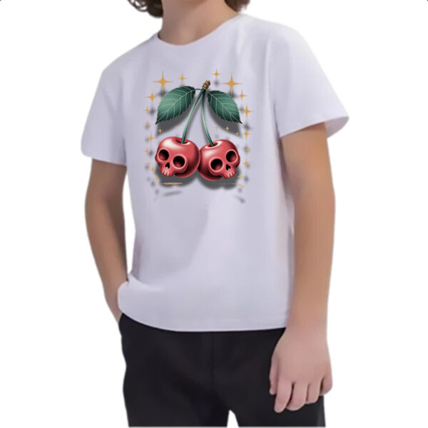 Camiseta Infanto Juvenil Cerejas da morte - Imagem 2