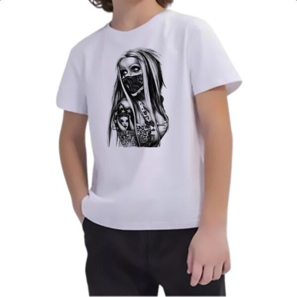 Camiseta Infanto Juvenil Chicana - Imagem 2