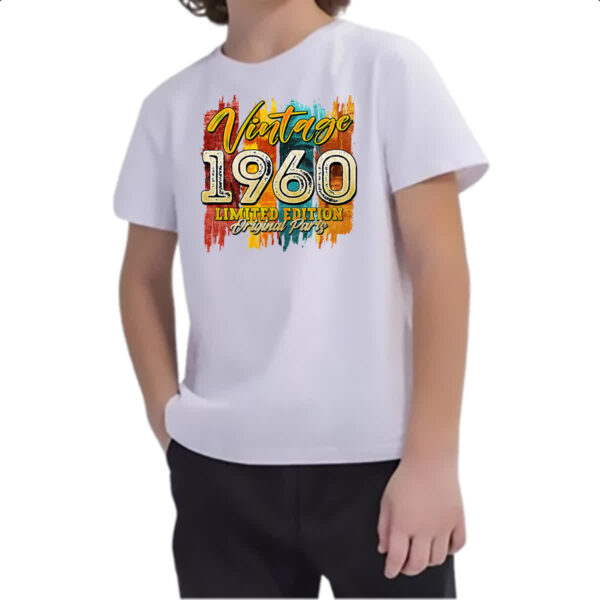 Camiseta Infanto Juvenil Vintage 1960 Limited Edition - Imagem 2