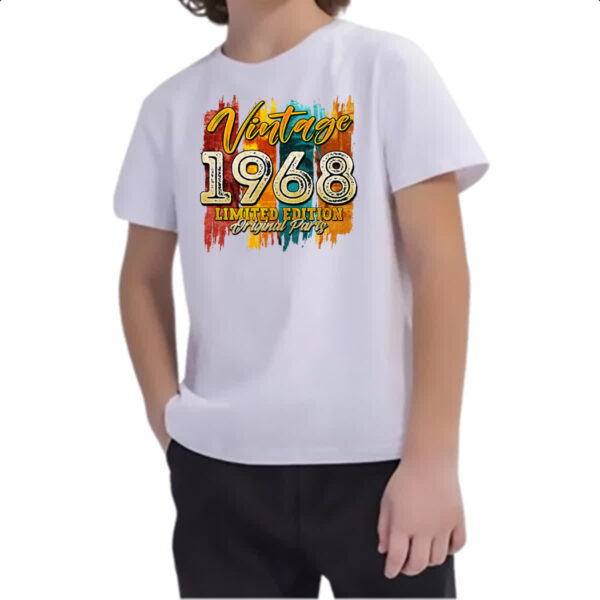 Camiseta Infanto Juvenil Vintage 1968 Limited Edition - Imagem 2