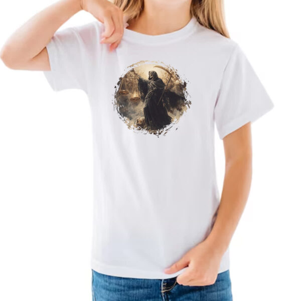 Camiseta Infanto Juvenil Justica da morte - Imagem 3