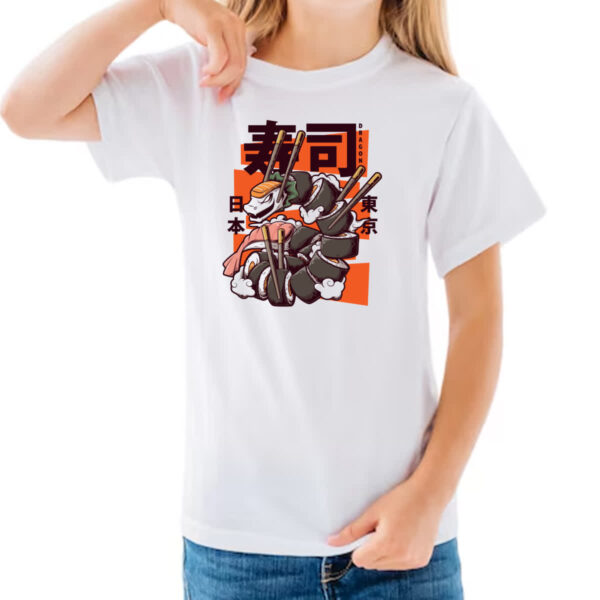 Camiseta Infanto Juvenil Serpente Sushi - Imagem 3